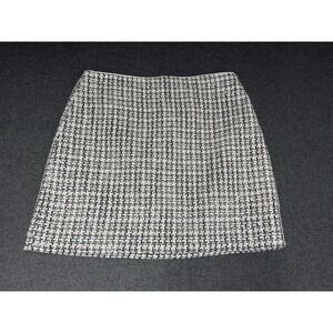 Loft Skirt Womens 10 Woven Tweed Sequined Mini Holiday Occasions Dressy